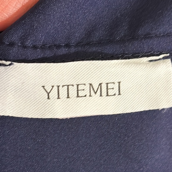 Yitemei Women’s High Waist Solid Swing Maxi Skirt w/Asymmetrical Hem & Pockets - Picture 11 of 16